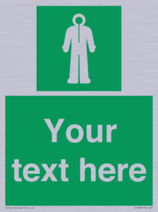 Custom sign safe condition Survival clothing